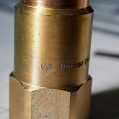 Parker FF-752-12FO Flat Face Hydraulic Coupler 1-1/4” Male -12 ORB