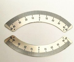 2pc Milling Machine Parts 45° Degree Angle Plate Micrometer Scale For Bridgeport