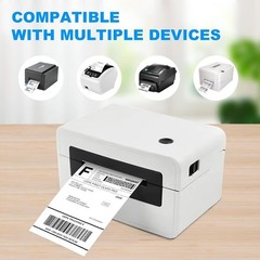 500/Roll 4″x6″ Direct Thermal Shipping Labels For Zebra LP2844 ZP450 2-40 Rolls