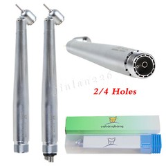 Dental NSK style LED 45° Degree Fiber Optic High Speed Handpiece E-generator 2/4