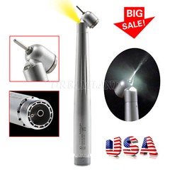 OLED+5 Light (45°) LED E-Generator Dental High Speed Handpiece Turbine 2/4Holes
