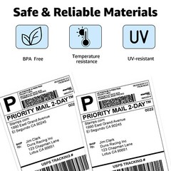 Direct Thermal 2.25X1.25 1000/RL Barcode Labels For Zebra LP2824 TLP2824 LP2844