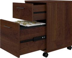 Key West 2 Drawer Mobile File Cabinet in Bing Cherry