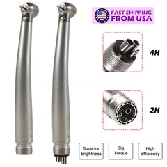 ASkeadnt Dental Fiber Optic LED E-generator High Speed Handpiece 2 Hole/4 Hole