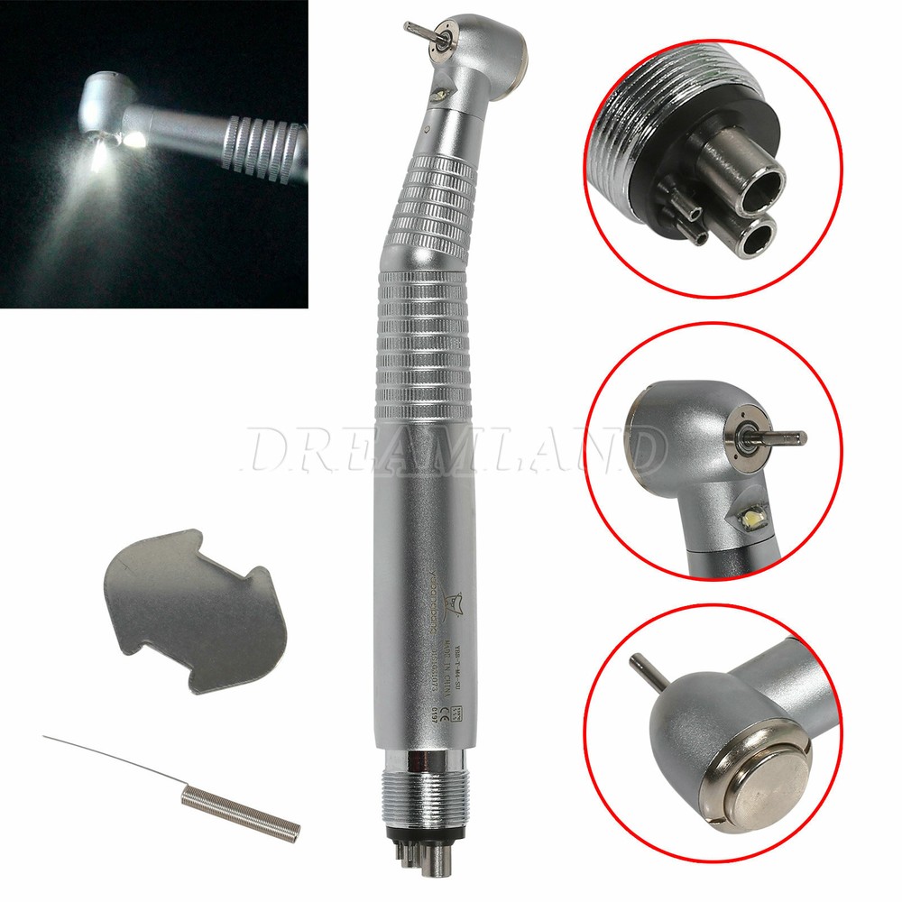Dent LED E-generator High Speed Handpiece Internal 3 Spray 2/4 Hole / Rotor