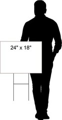 WELCOME TO OUR WEDDING LACE SIDE BLACK Yard Sign with Stand LAWN SIGN