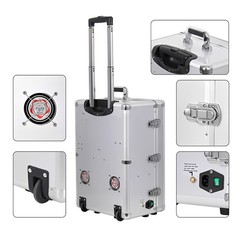 Portable Dental Delivery Unit Syringe Suction Turbine With Air Compressor 4Hole