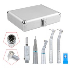 Nsk Style Dental High Speed+Low Speed Handpiece Kit Wrench Type 2H Aluminum Box