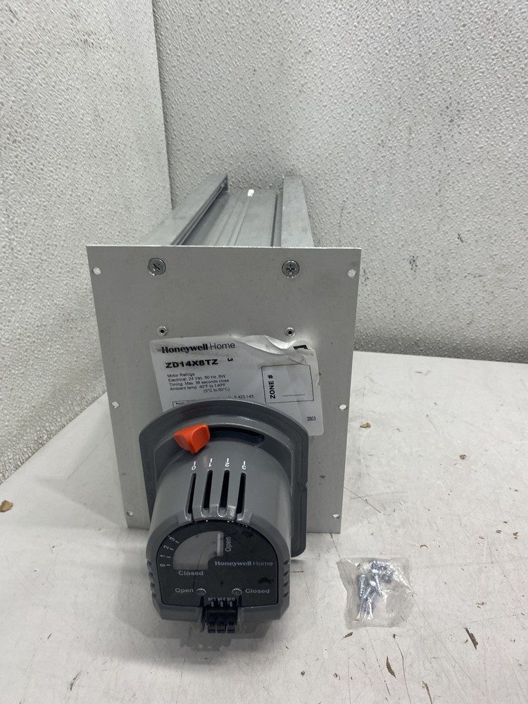 14 In x 8 In Honeywell TrueZone Rectangular Parallel Blade Damper ZD14X8TZ