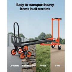 Uimoso 3-in-1 Folding Stair Climbing Cart with 770 lbs Capacity