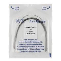 10 Pcs Dental Orthodontic Super Elastic Niti Arch Wire Round 012-020 Upper Lower