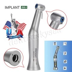 Dental surgical Implant handpiece 20:1 reduction contra angle low speed push