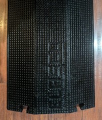 Elasco Dropover Cable Cover with 4″ x 1″ Channel – Black