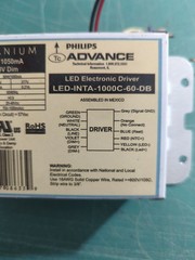 ADVANCE LED-INTA-1000C-60-DB LED Electronic Driver,Dimmable, TESTED (Lot Of 12)