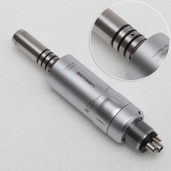 3*Dental Slow Speed Handpiece Internal Spray Contra Angle & Air Motor Kit 4 Hole
