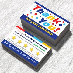 100 for eBay Thank You Cards Seller Notes