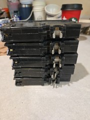 Lor of 5 Square D HOM115PCAFI Homeline – Arc Fault (AFCI) Circuit Breaker