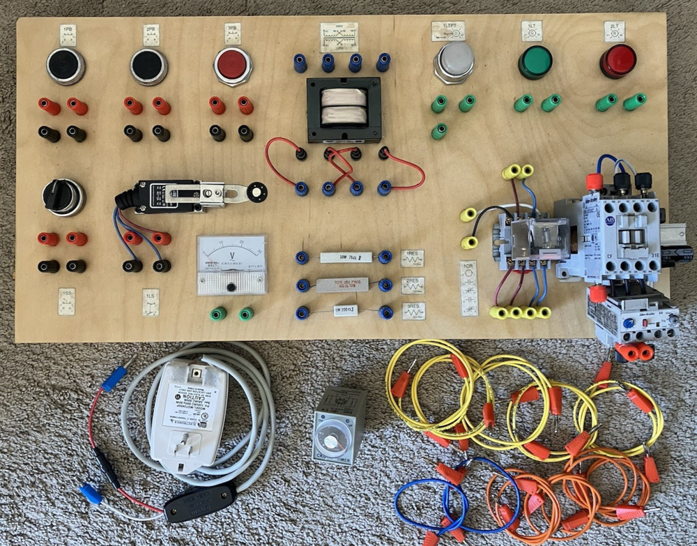 Electrical Training Board for Industrial Controls Education