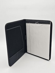 Basic Black Portfolio Notebook 12 By 9 Inches