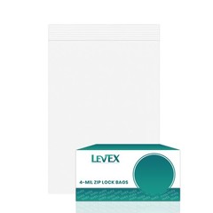 12″ x 15″ Heavy Duty 4Mil Clear Zip Bags Plastic Reclosable Top Lock Baggies