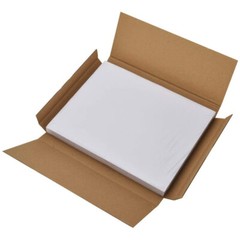50-20000 Shipping Labels 8.5″ x 5.5″ Half Sheets Blank Self Adhesive 2 Per Sheet