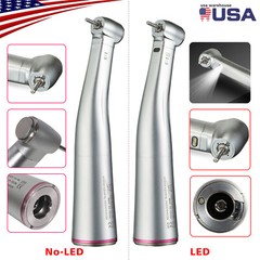 NSK Ti-MAX X95L Style Dental 1:5 Fiber Optic Contra Angle Handpiece LED Turbina