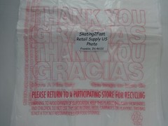 THANK YOU GRACIAS Carry-Out Plastic T-Shirt Bags Carry 11.5″ x 6.5″ x 22″