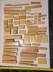 Hydlar Z End Cuts Various Sizes 5 1/2 Pounds of Materials in Lot