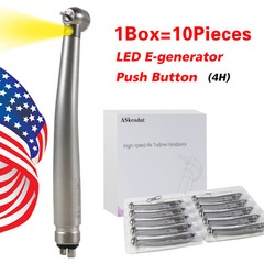 KaVo Style Dental Fiber Optic LED E-generator High Speed Handpiece Turbine 4HOLE