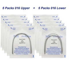 100PCS Dental Orthodontic Arch Wire Niti Natural Form Round Rectangular 16×22 14