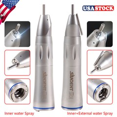 SANDENT Dental Surgical Straight Nose Handpiece Surgery Fiber Optic LED 1:1 OR