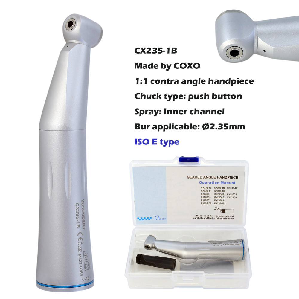 COXO Dental Slow Speed Handpiece Contra Angle 1:1 6:1 10:1 20:1 Endo Implant NSK