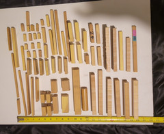 Hydlar Z End Cuts Various Sizes 5 1/2 Pounds of Materials in Lot