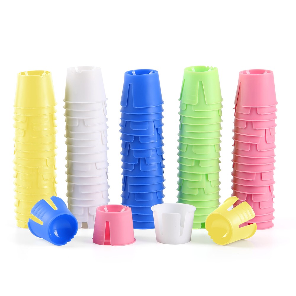 200-1000pcs Dental Disposable Dappen Dish Mixing Bowl Cup Plastic Container