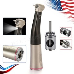 Dental 1:5 Increasing Handpiece Contra Angle LED Fiber Optic /Cartridge Rotor US