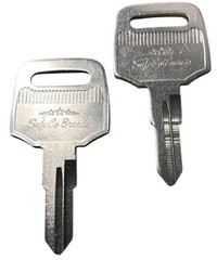 2-Key Blanks to fit various Honda Motorcycles SafeCo Brands
