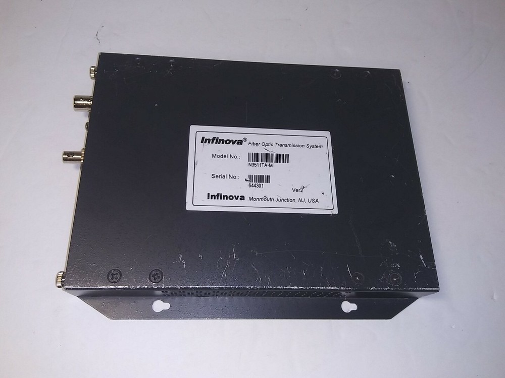 Infinova Fiber Optic Transmission System Model: N3511TA-M. N3910-1S