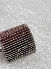 1″ x 1″ x 1/4″ Shank Mounted Flap Wheels – A/O 60 Grit Sanding Wheels, 50 Pack