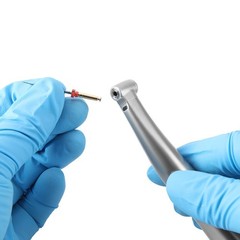 Pieza de mano contrángulo 16:1 de fibra óptica dental canal interno AZDENT