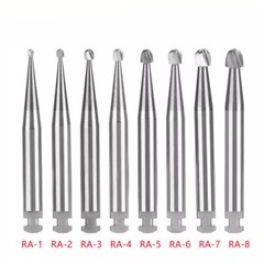 Dental Round Carbide Bur for Slow Speed Latch Type Handpiece RA 1# – 8# Burs