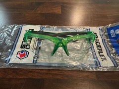 Matco ForceFlex Safety Glasses Half Frame with Clear Lenses Green – FF2GTCLR