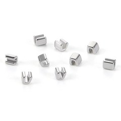 10 Pcs/Pack Dental Orthodontic Crimpable Hooks Stops Metal Stop for Arch Wire