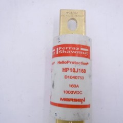 Ferraz Shawmut hp10j160 HelioProtection Photovoltaic Fuse 160A 1000Vdc Type gPV