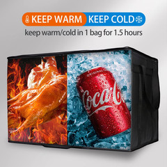 5-Pack Insulated Food Delivery Bag for Hot and Cold Meal, Xxx-Large, Grocery Tot