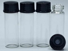 4x 1oz Gold Vials & Storage Carry Case Dredge Panning Mining Prospect BLUE 001