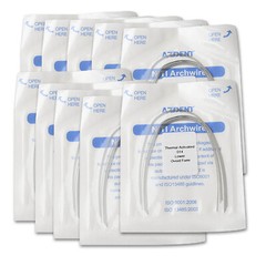 AZDENT Dental Orthodontic Heat Thermal Activated NITI Arch Wires Ovoid/Nature
