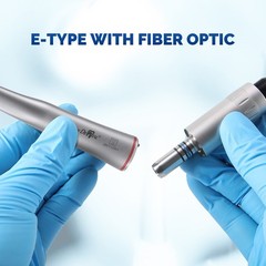 Dental 45 Degree Electric 1:4.2 Increasing Contra Angle Fiber Optic Handpiece