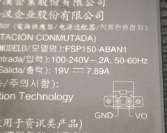 FSP Group FSP150-ABAN1 Adapter PSU 100-240v AC In, 19v DC 7.9A Out, Screw Term