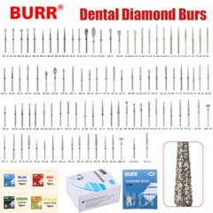 Dental Diamond Burs for High Speed Handpiece Medium FG 1.60MM NEW 97 type