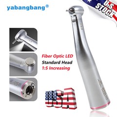 1-4 Pcs Dental 1:5 LED Contra Angle Fiber Optic Handpiece Fit KaV NSK Motor